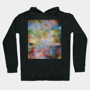 Trippy Glitched Retro Dot Pattern Hoodie